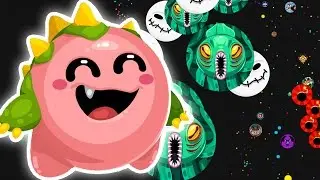 Agar.io #LIVE STREAM with NEW RETRO SKIN! AGARIO BUBBLESAURUS SKIN