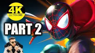 Spiderman : Miles Morales HDR PS5 Gameplay Part 2  2023 4k  (Blublu Gaming Channel) No Commentary