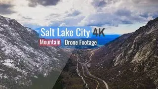 4K DRONE FILM: Salt Lake City Mountains + Relaxing Music
