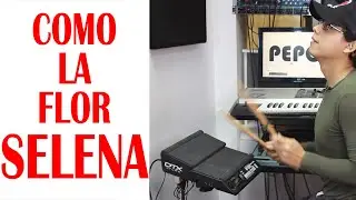 COMO LA FLOR SELENA BATERIA