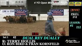 2022 Abilene Spectacular 4YO Mid Level Open Champion Terry Hollis Dual Rey Dually2
