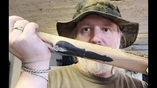 J&auml;ger rifle scratch build pt 28 more horn inlay