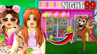BUILDING A HALLOWEEN CANDY SHOP IN 99 NIGHTS IN THE FOREST!