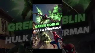 GreenGoblin Vs Hulk & Spiderman 🦇💪🧌🕷️ #shorts #hulk #spiderman #desihulk #ytshorts #goblinvshulk #yt