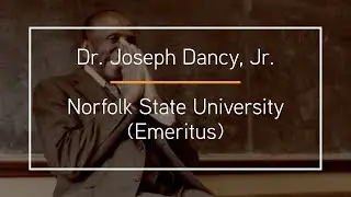 Religion News Service Coverage of the  Howard Thurman Conference - Dr. Joseph Dancy, Jr. Lecture