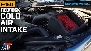 Обзор и установка 2.7-литрового EcoBoost F-150 RedRock с холодным впуском; Wrinkle Black (2015&ndash;2024)