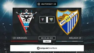 CD Mirand&eacute;s - M&aacute;laga CF MD25 D1815