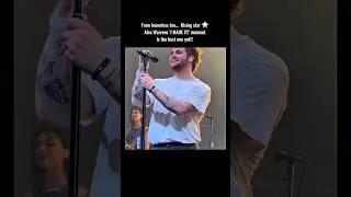 Alex warren breaks down crying &mdash;His fans help him through it 😭🥹 #music #alexwarren