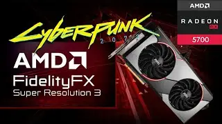 Radeon RX 5700 - Cyberpunk 2077 - AMD FSR 3 + Frame Generation 2560x1440p Test