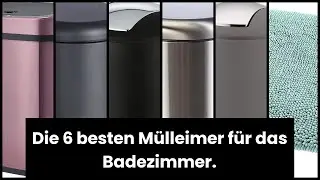 【M&uuml;lleimer bad】Die 6 besten M&uuml;lleimer f&uuml;r das Badezimmer.