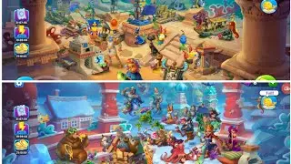 Fishdom Gameplay - Aquarium Full decoration /Classic Theme/New Horizon/Time Travel/Around the World