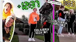 ORDERING POSTMATES & ASKING THEM to give *US* MONEY !! 😂 (HILARIOUS CHALLENGE)