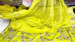 Beautiful Jam Cotton Panel Embroidery Suit Set | Trendy Leaf Design | ₹670☎️7042699705