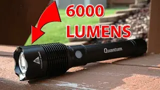 This 6000 Lumen Flashlight is on CLEARANCE at Harbor Freight