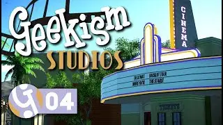 🎬 Cinema Entrance | Geekism Studios | Let's Play Planet Coaster #04