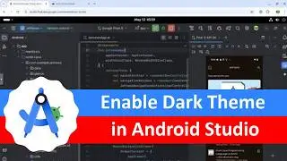 How to Enable Dark Theme in Android Studio?