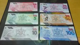 Pearls Of Caribbean Sea।। Banknotes Of Trinidad And Tobago  🇹🇹🇹🇹🇹🇹