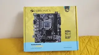 🔥Zebronics motherboard + EVM SSD + EVM 8GB RAM DDR4 Unboxing | 🔥