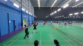 Chibi Titans vs Princes Hill Ai-yah (MD2) - Badminton Veterans 2024 (Heidelberg)