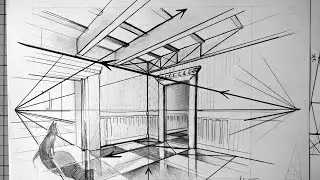 PERSPECTIEF voor beginners kamer tekenen