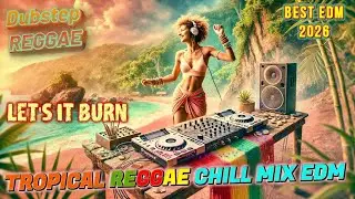 TROPICAL REGGAE CHILL MIX EDM | Hawaiian Reggae Relaxing Island Rhythm Vibes and Ocean Chill Mood