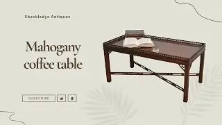Discover the SECRET to Timeless Home Decor with MAHOGANY Coffee Table