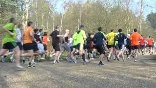 Black Park parkrun start. 24.3.2012