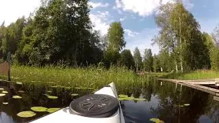 Kayaking in Finland
