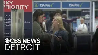 DTW travelers react to air traffic reduction