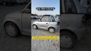 Mahindra Reva Ev First electric car by Mahindra e2o😱 #mahindrabe6e #be6e #shorts #mahindraelectric