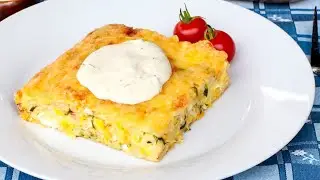 Eine leckere Kombination - ZUCCHINI AUFLAUF mit THUNFISCH