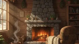Peaceful winter day of countryside #animatedvlog #ghibli #cozyday #aesthetic