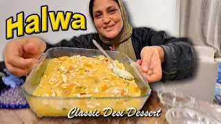 Homemade Suji Halwa | Traditional Desi Sweet