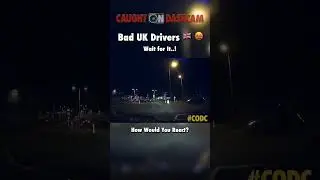 Wrong Way on UK Roundabout 🇬🇧 🤦 #CODC #Funny #Car #Motorcycle #Dashcam #Fail #Viral #Explore