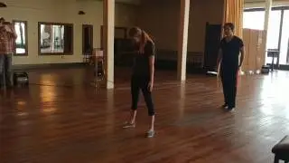 marcus coker, janie austin -- jump over girl's head practice
