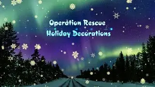 Operation Christmas Decorations Video Card