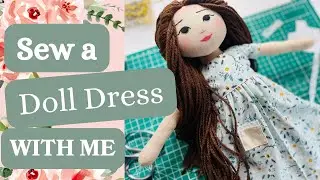 You&rsquo;ll want to make this doll dress again and again. My go-to doll dress pattern.