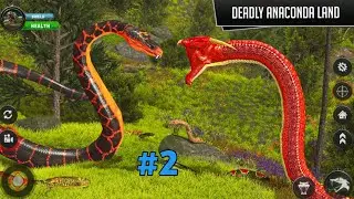 Tha pythons snake attack tortoise and bear in angry anaconda simulator games