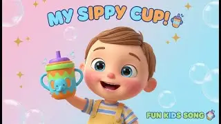My Happy Sippy Cup Song 🥤🎶 | Fun 3D Kids Song About Drinking Water | Nursery Rhymes #kidssong #fruit