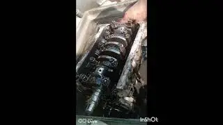Sozake Caltus Engine Smoking Crank Shaft Remove Guide #youtube #foryou #instagram #usa #mechanic .