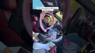 POV: You have to drive your girlfriends car #shorts