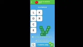 WordBrain 2 Back to School Event Day 8 August 28 2021 Answers