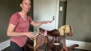 The best trick for green riders to stay balanced in slippery saddles.