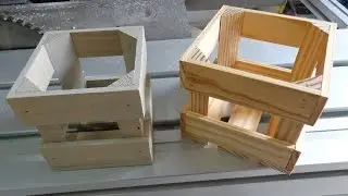 Come fare delle piccole cassette per fiori o candele - falegnameria fai da te