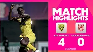 ASEC Mimosas 4&ndash;0 Gaborone United | #CAFWCL2025 | Group Stages | MD3