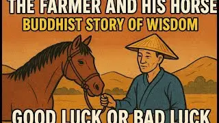 The Farmer and His Horse | Buddhist Story of Wisdom | Good Luck or Bad Luck? | Buddhism Teaching