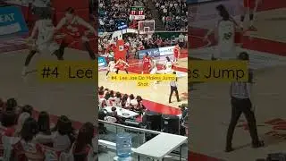 #4 Lee Jae Do Makes Jump Shot #kbl #leejaedo #changwonlgsakers #koreanbasketballleague