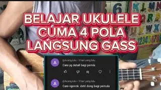 Cara GENJRENGAN MUDAH UKULELE..!!