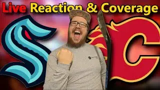 LIVE: Kraken vs Flames | Calgary Fighting to Stay Alive