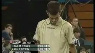 Gustavo Kuerten x Pete Sampras Masters Cup Lisboa 02/12/2000